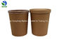 Premium quality eco-friendly disposable kraft paper soup cup soup bucket
