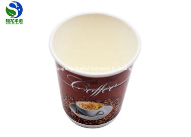 Heat Insulated Double Wall Paper Cup Eco Friendly For Hot Cold Drinks